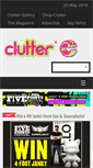 Mobile Screenshot of cluttermagazine.com